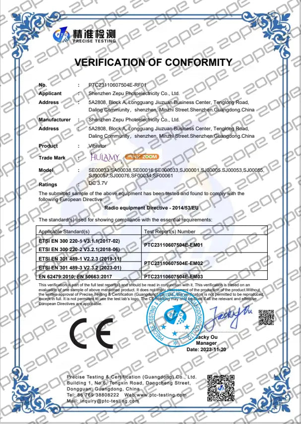 RED-certification